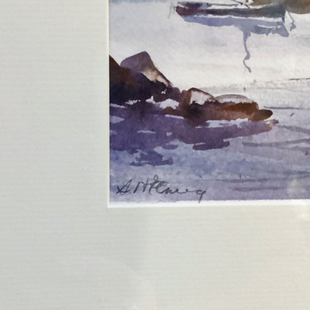 Steve Fleming. "Coast of Maine". Watercolor on Paper.