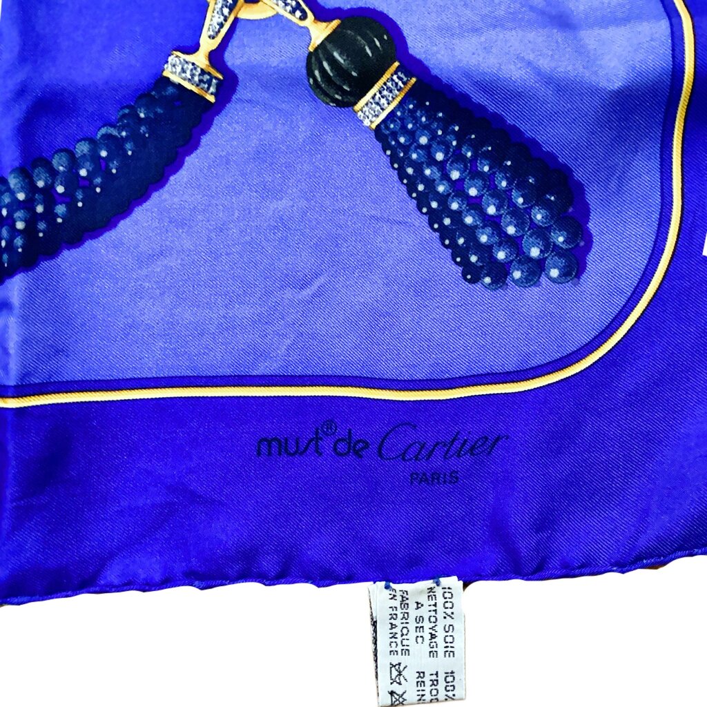 Catrier Blues & Chain Silk Scarf (Orig. $595)