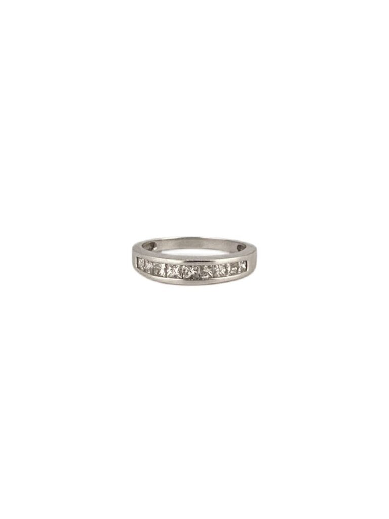 14Kt Gold & Diamond 1/2 Eternity Band