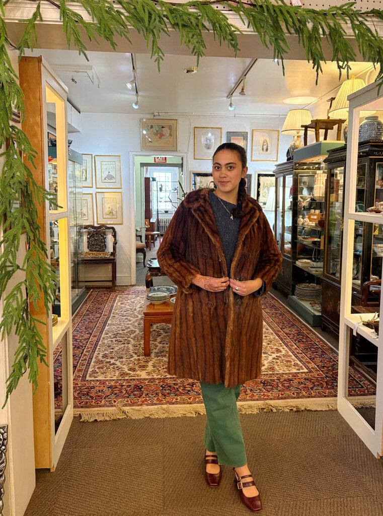 Golden Brown Mink Coat