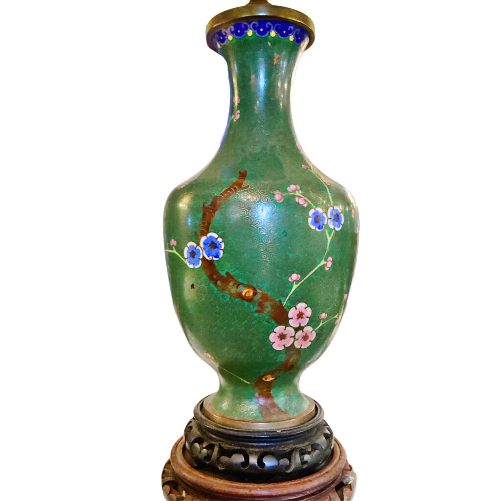 Cloisonne Lamp - Opportunity Shop DC