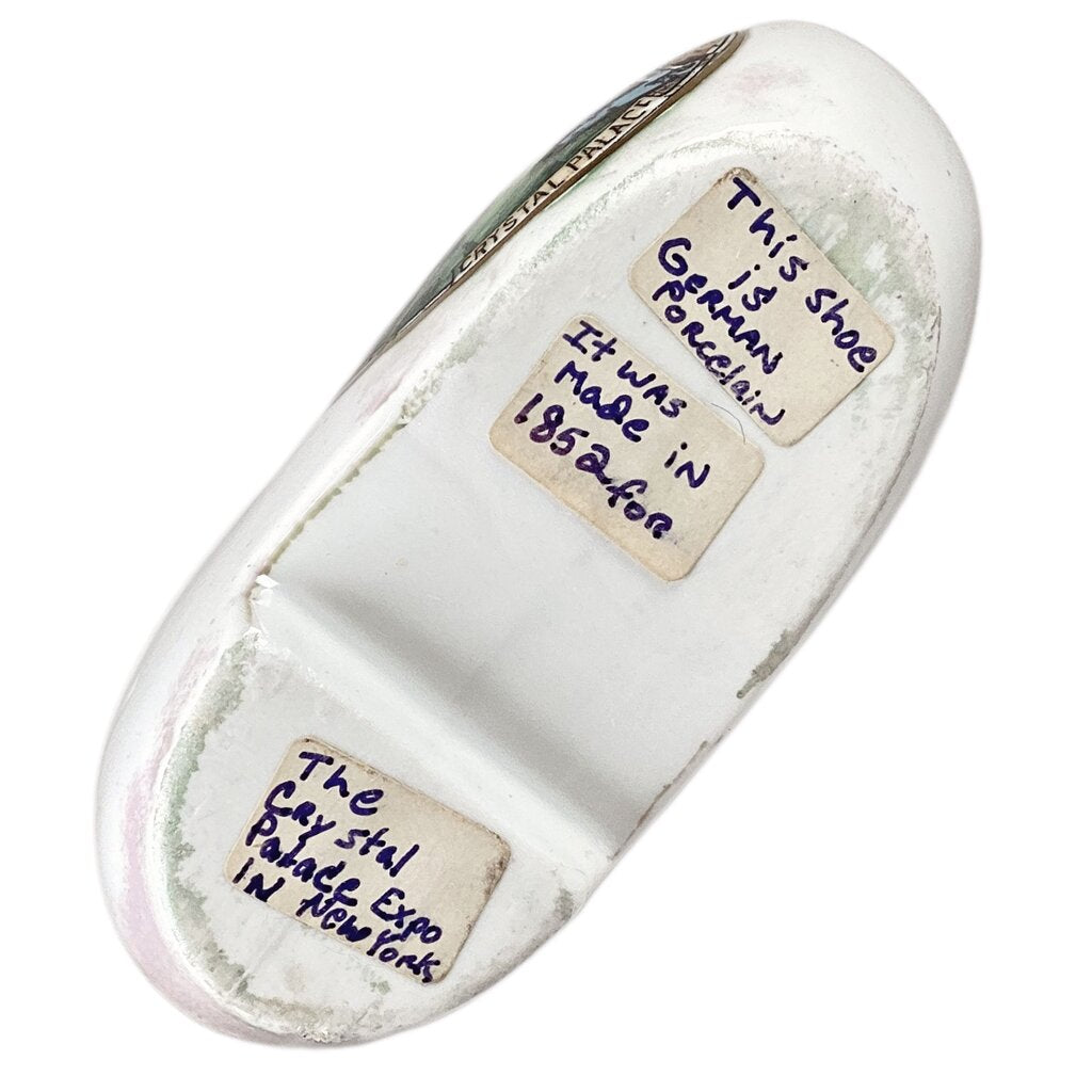 German Porcelain Crystal Palace Clog - Opportunity Shop DC