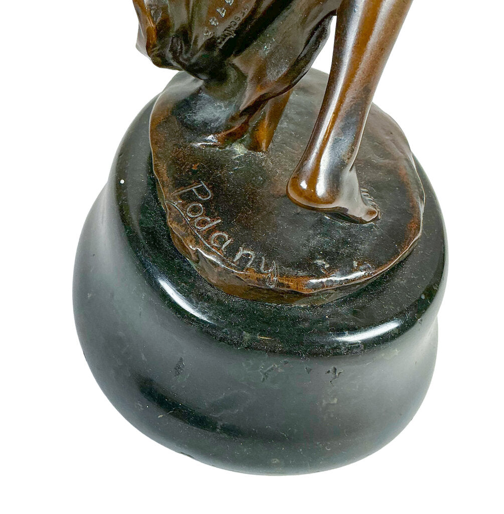 Rudolf Podany. "Le Matin". Bronze.