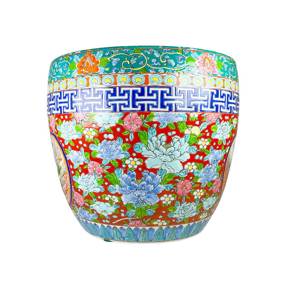 Japanese Imari Planter Handpainted - Opportunity Shop DC