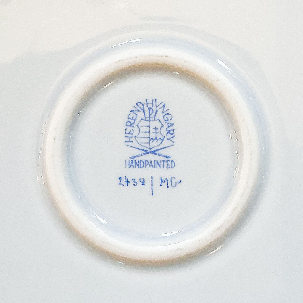 7PC Herend Ming on Blue Sweetmeat Set