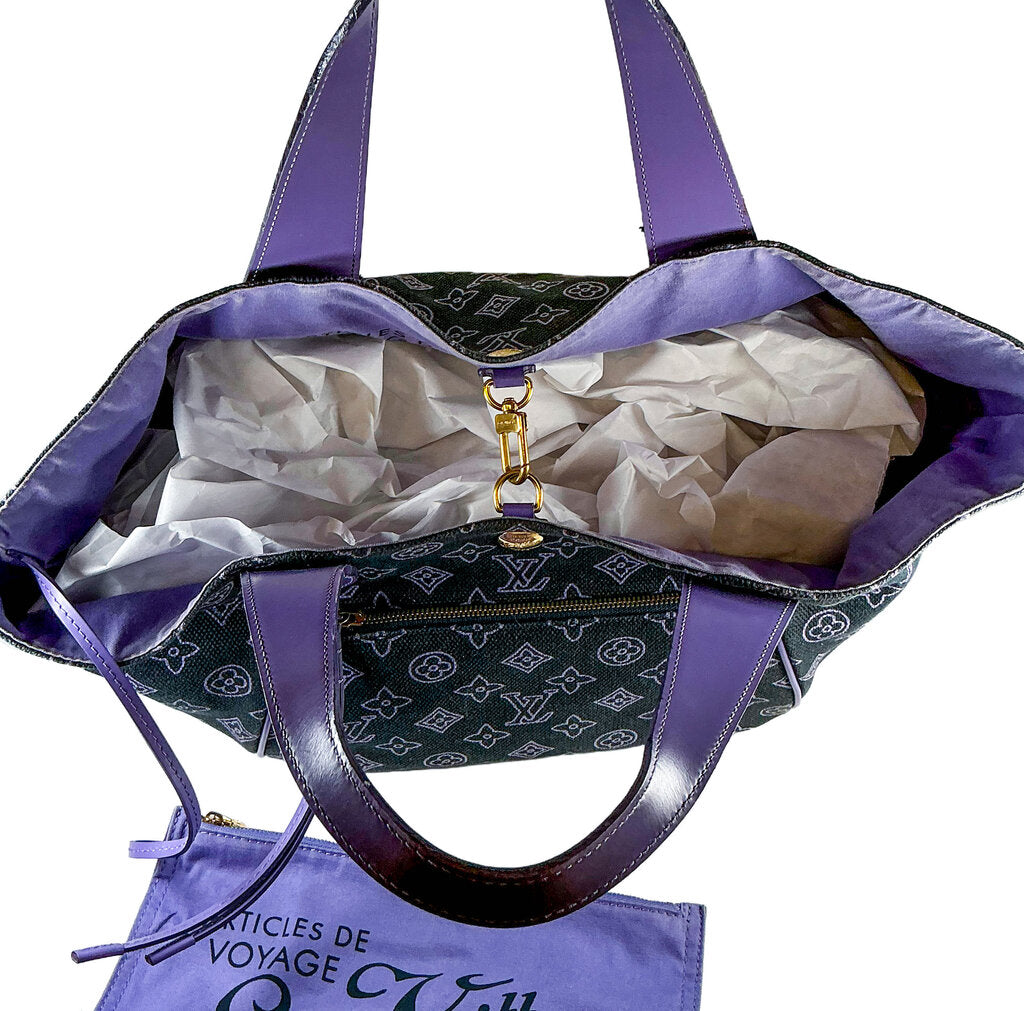 Louis Vuitton Navy Cabas Ipanema Beach Tote (orig. ($2175)