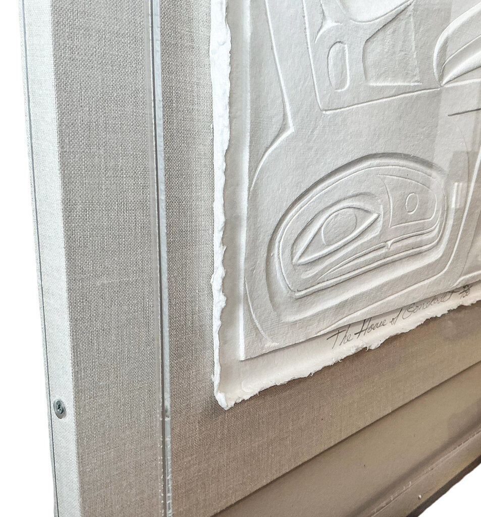 Barry Herem."House of Gonakadet." 1989. Cast Paper Relief.