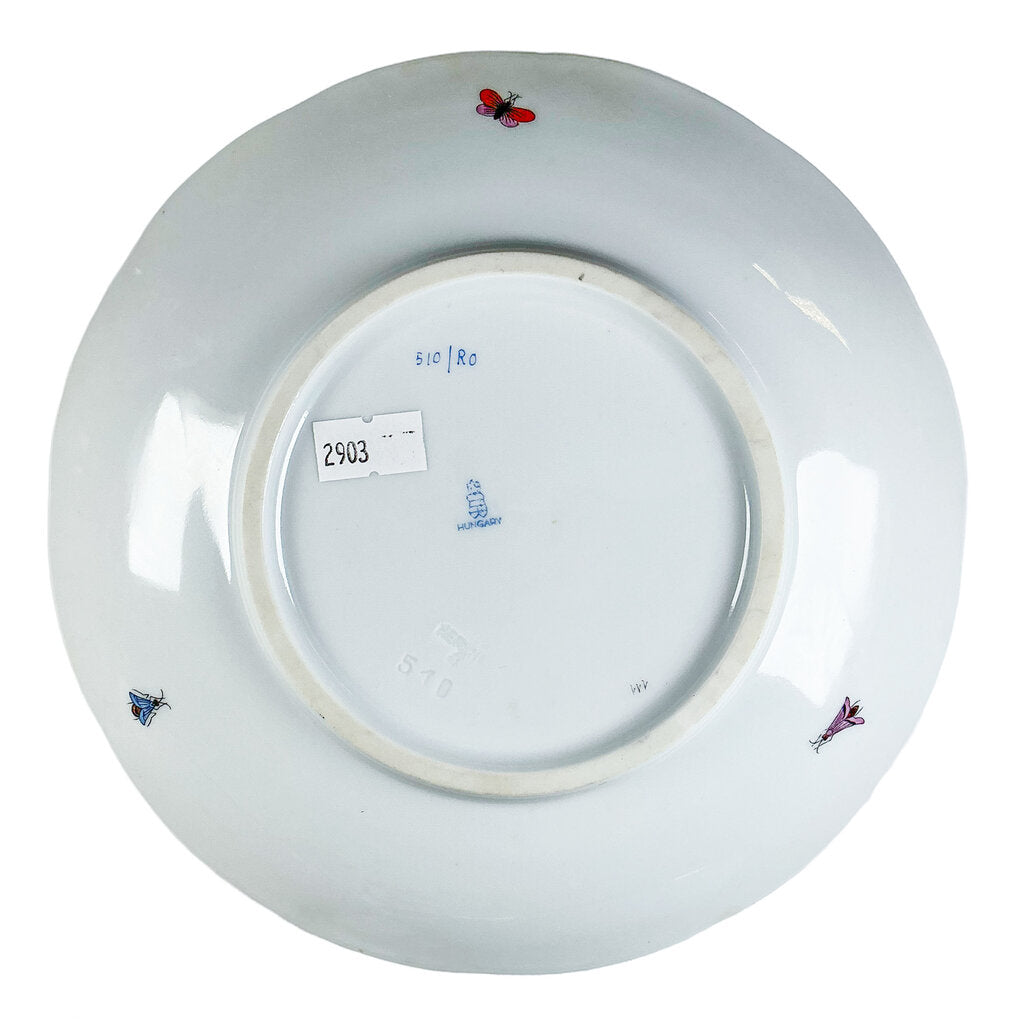 Herend "Rotchschild Bird" (8) Salad/Dessert Plates.