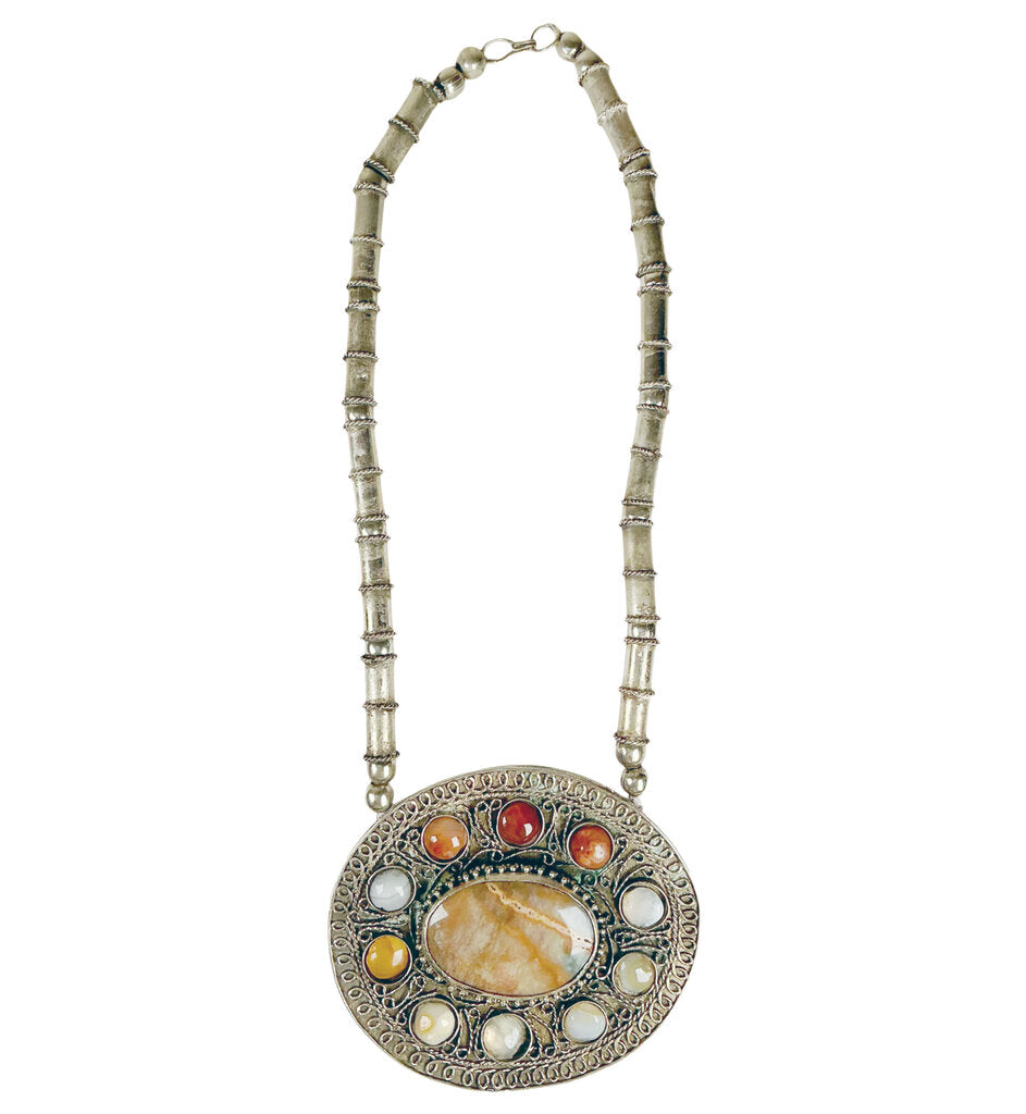 Moroccan Semi-Precious Stones Necklace