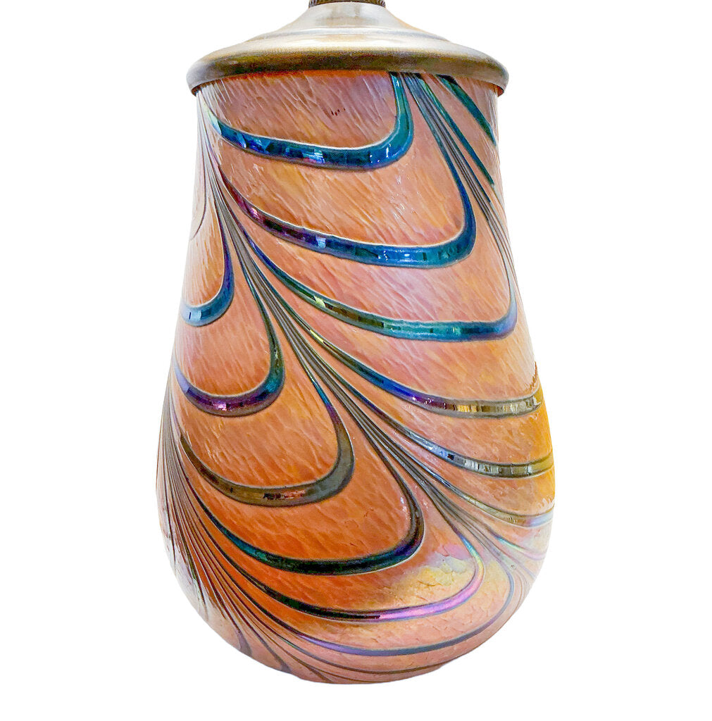 Teleflora Art Glass Lamp