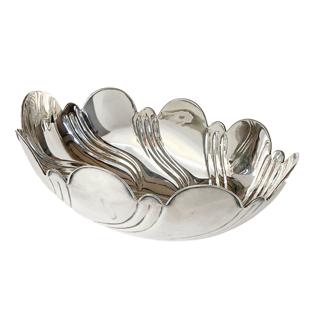 Collet Sterling Silver Bowl from Padua, Italy mid-century