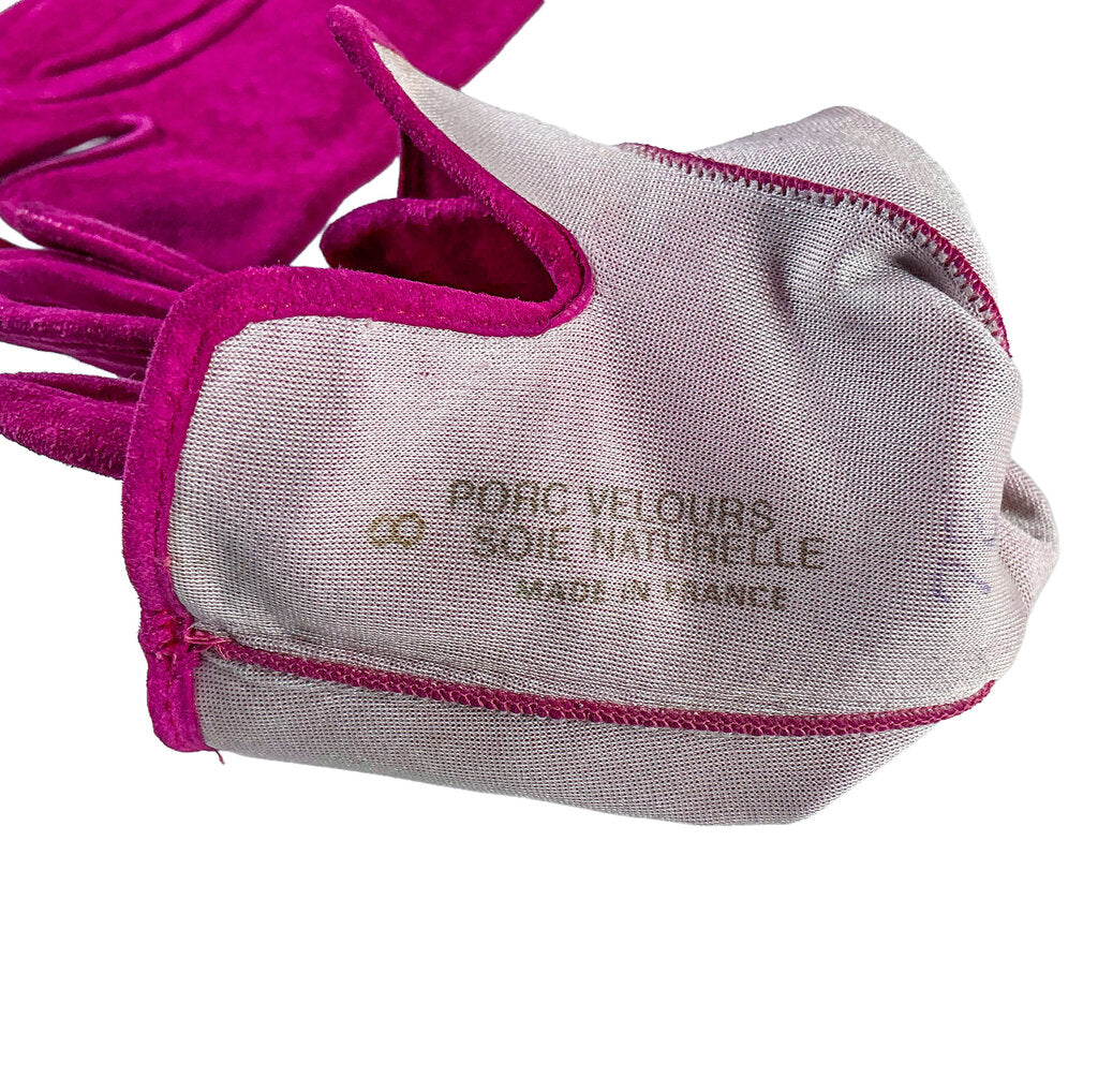 1990s Christian Lacroix Jeweled Pink Gloves