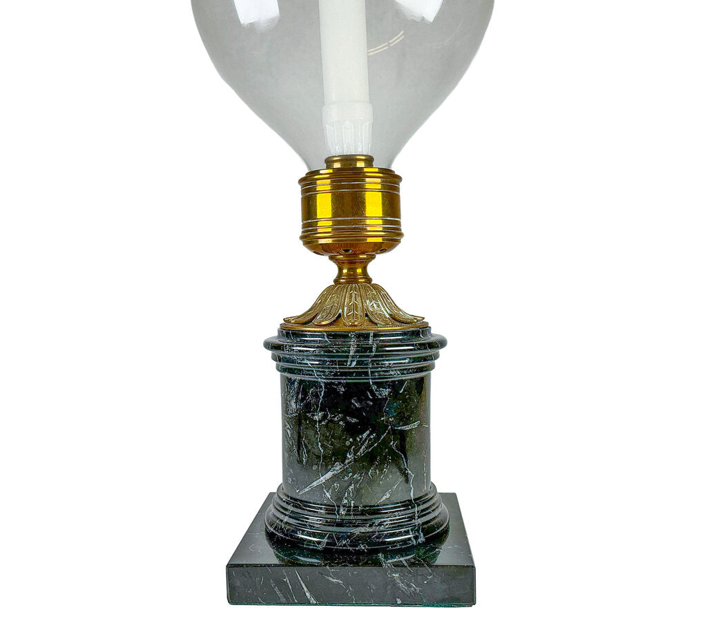 PAIR Vaughan Designs Marble Base Storm Lanterns