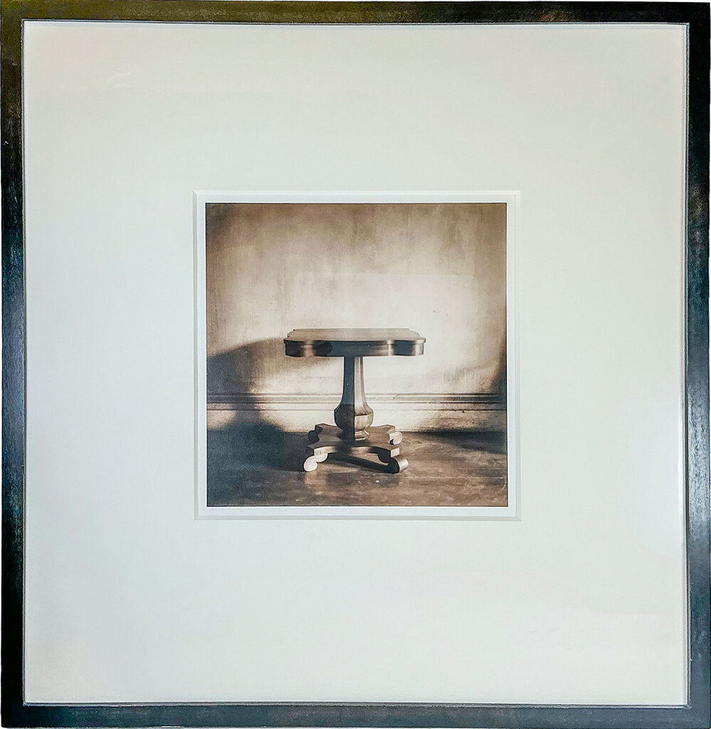 David Halliday. Table. Contemporary Archival Pigment Print, Sepia Tone