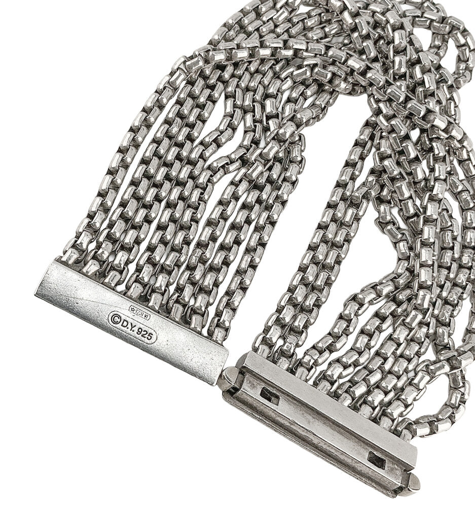 David Yurman Box Chain Eight Row Bracelet