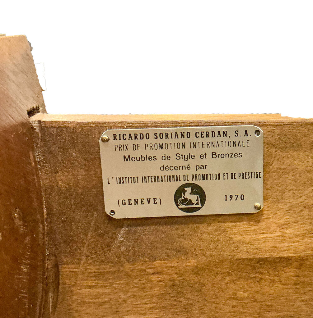 Ricardo Soriano Cerdan. Louis XV Style Bombe Chest