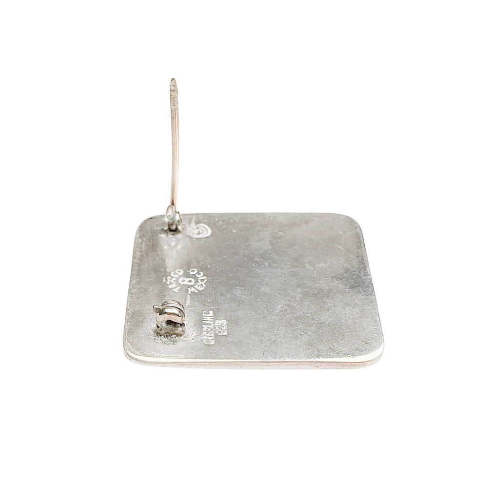 Bernice Goodspeed Taxco Mexico Modernist Sterling/Enamel Brooch