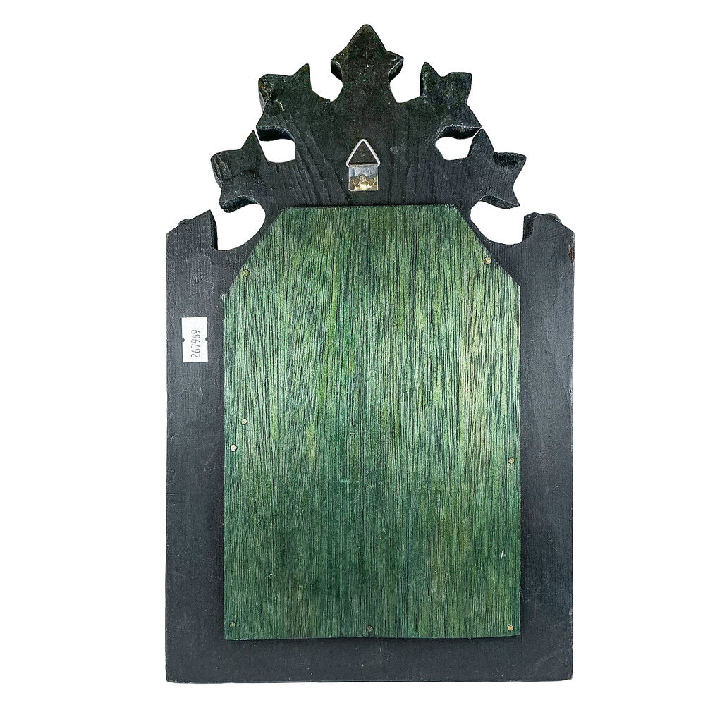 Morrocan Wood & Brass Wall Mirror