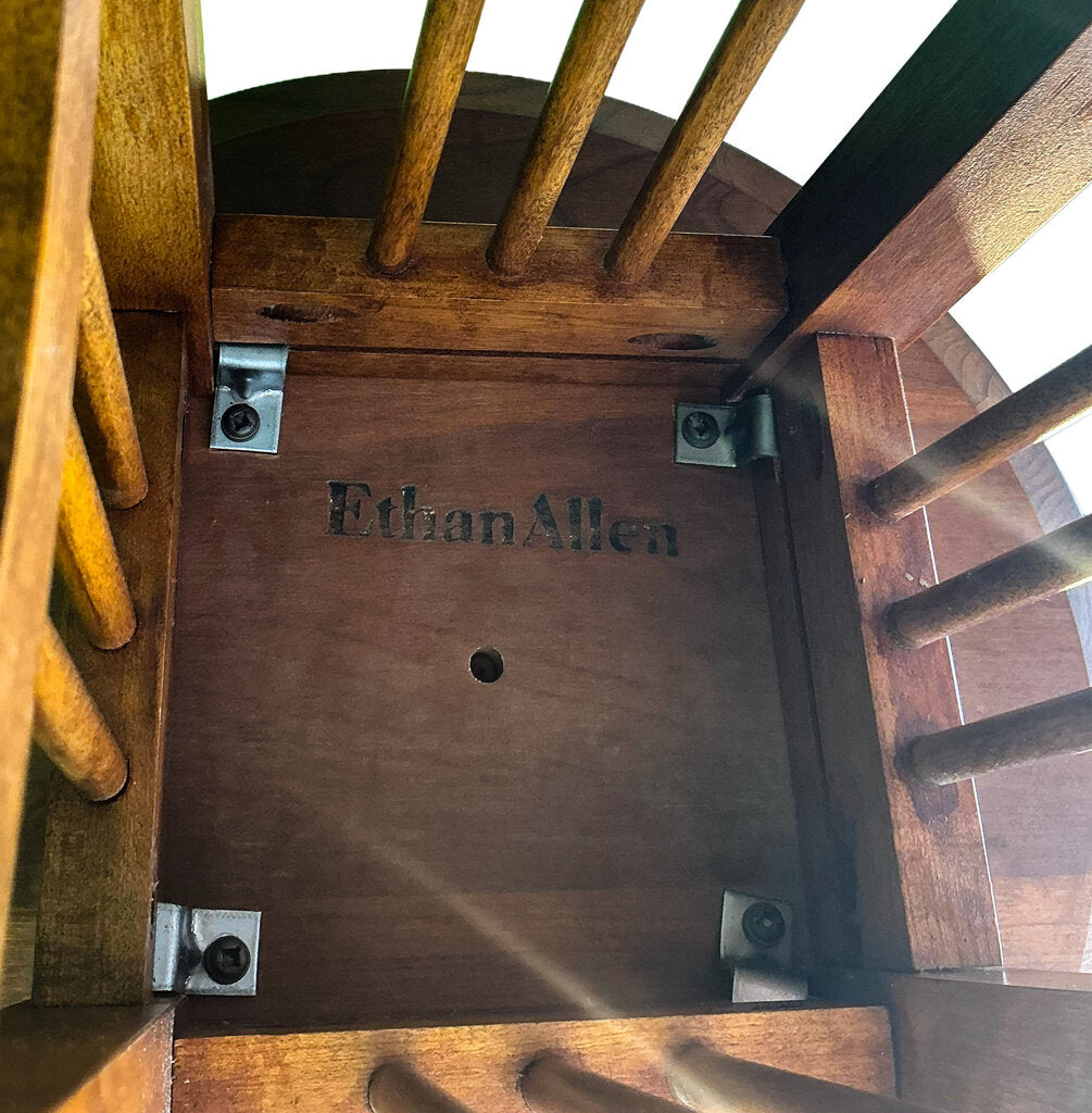 Ethan Allen Oak Mission Style Plant Stand