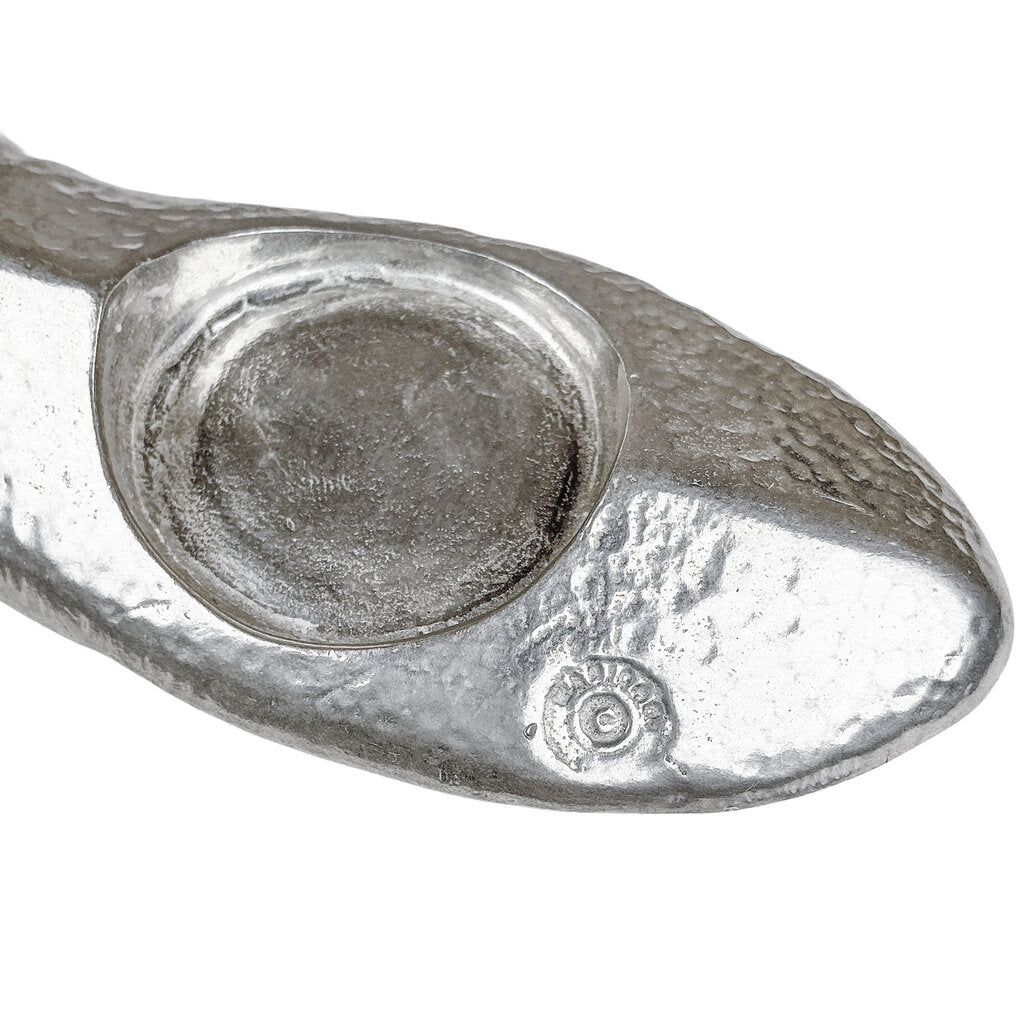 PAIR Aluminum Surfacing Hippo Tea Light Holders