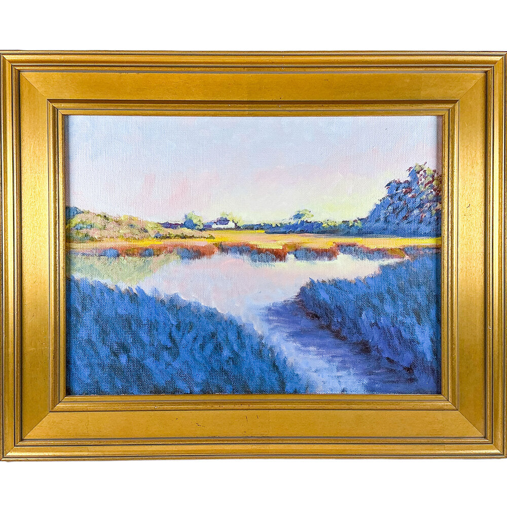 Unsigned, "Sound Sunset", Oil on Canvas