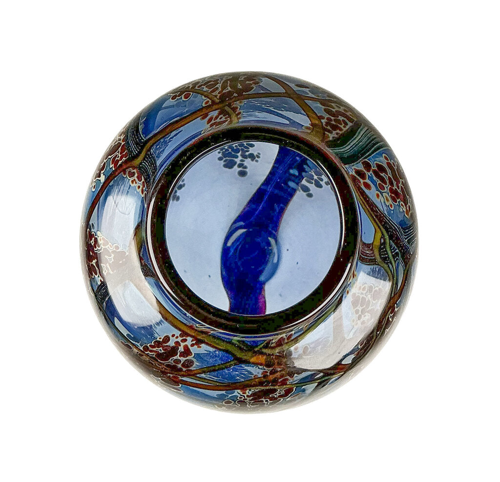 Vintge Richard Satava Signed Art Glass Vase - Opportunity Shop DC