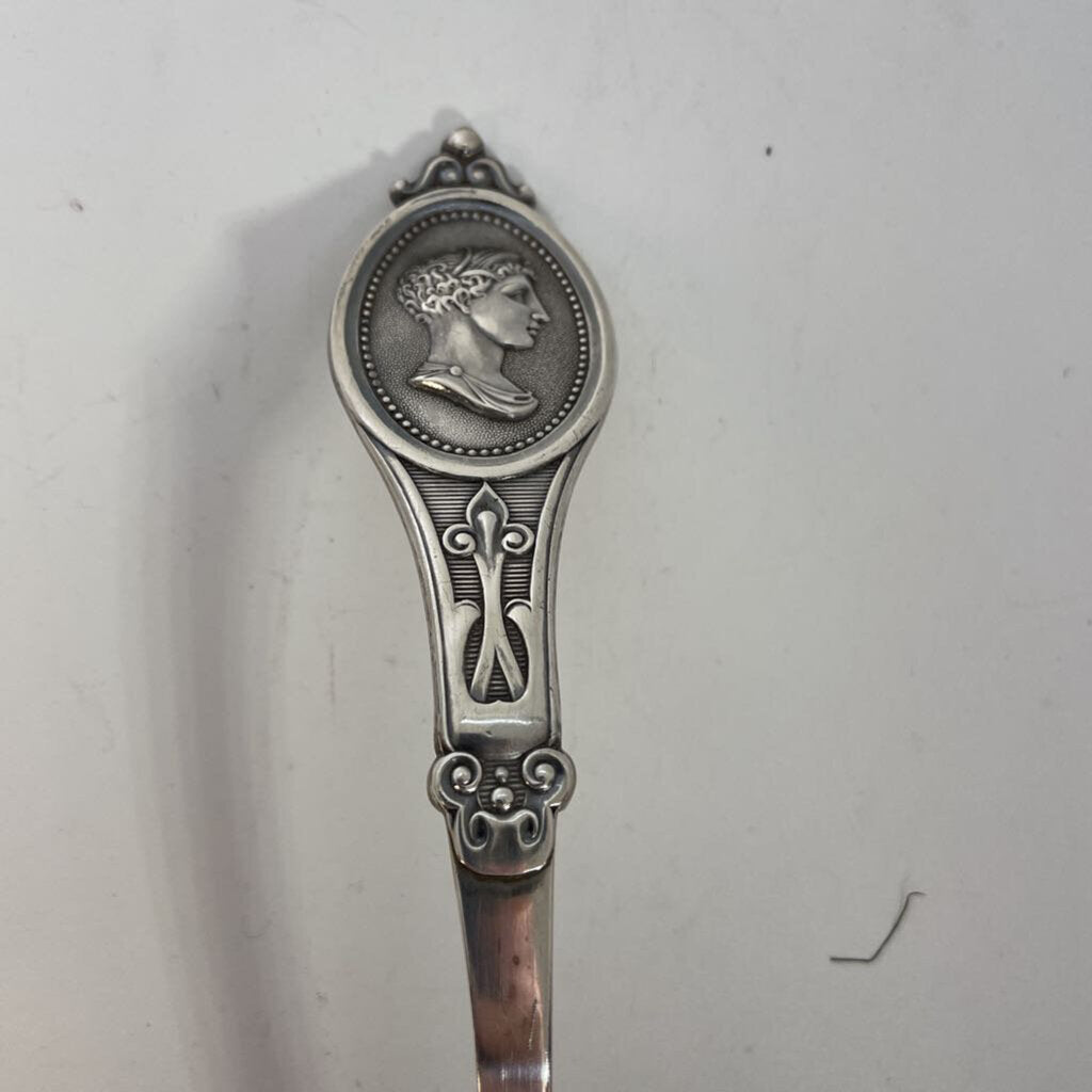 Coin Silver Soup Ladle Kidney & Johnson