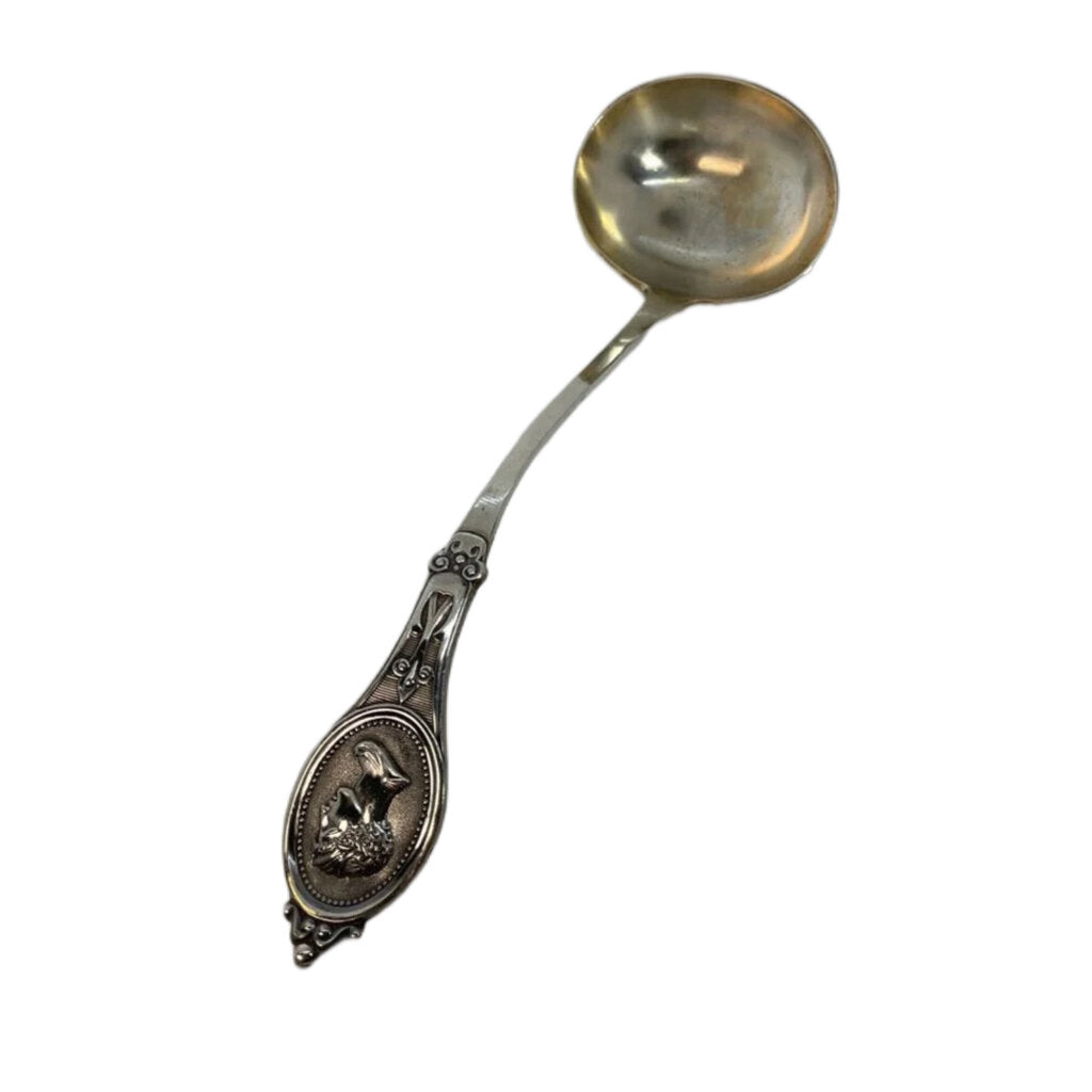 Coin Silver Soup Ladle Kidney & Johnson