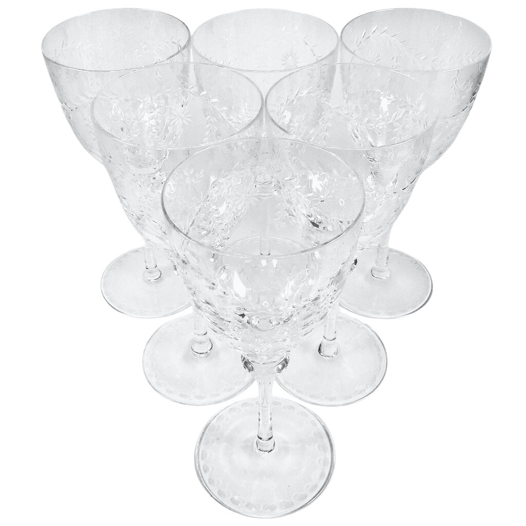 6 William Yeoward "Elizabeth" Wine Glasses