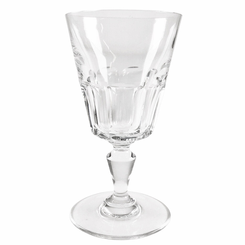 7 Baccarat "Bretagne" Port Glasses, 1 Fleabitten