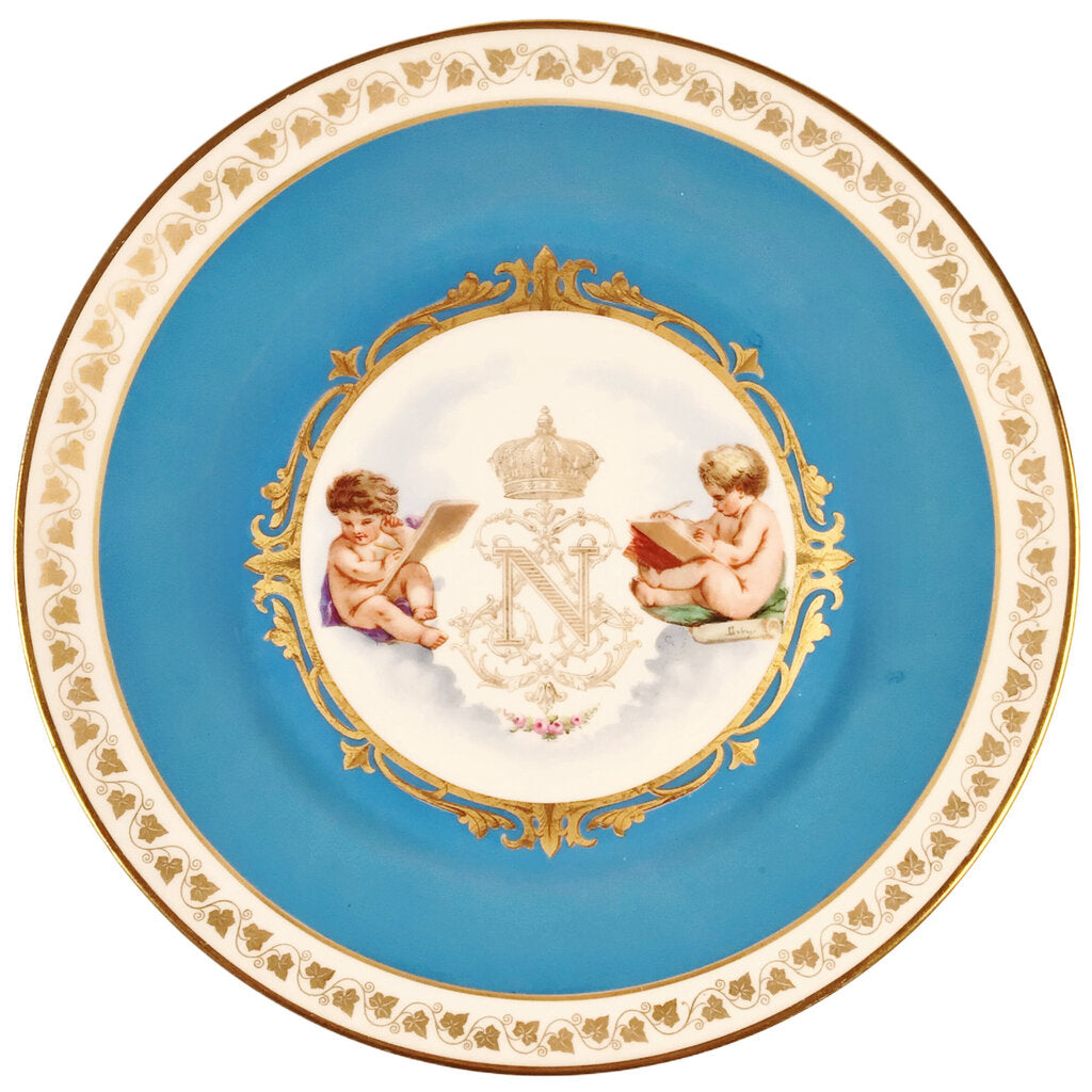 Sevres-Style Cabinet Plate, ca. 1900