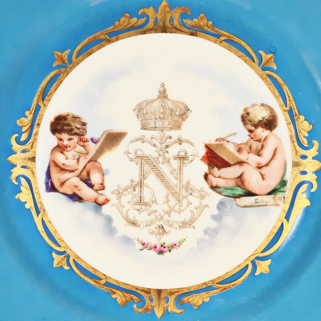 Sevres-Style Cabinet Plate, ca. 1900