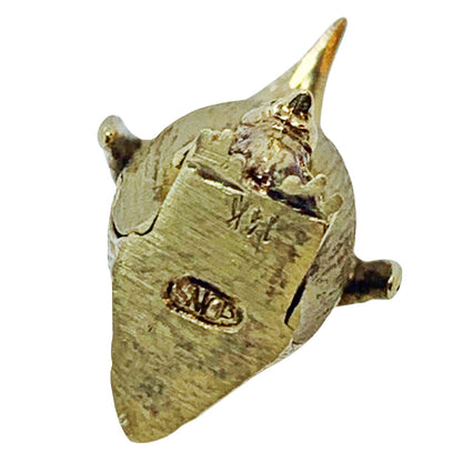 14Kt Gold King Penguin Pendant