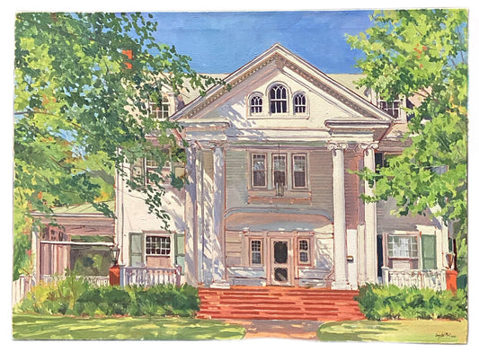 Crystal Mol. Old Easton, Maryland House. Oil on Canvas.