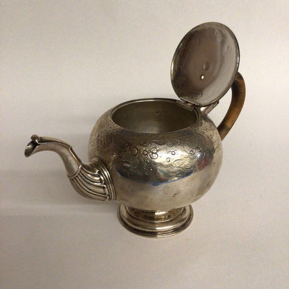 18th century Sterling Tea Pot, Scottish Date 1737