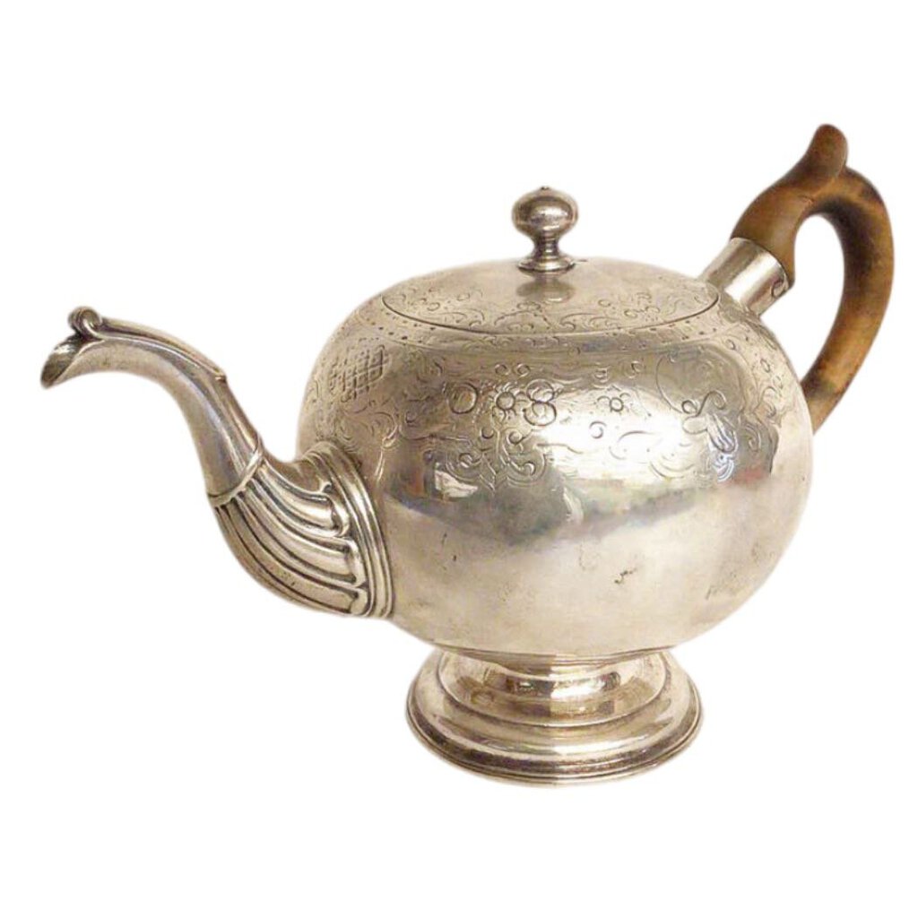 18th century Sterling Tea Pot, Scottish Date 1737