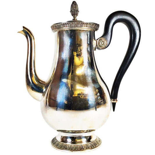 Christofle "Malmaison" Silverplated Coffee Pot