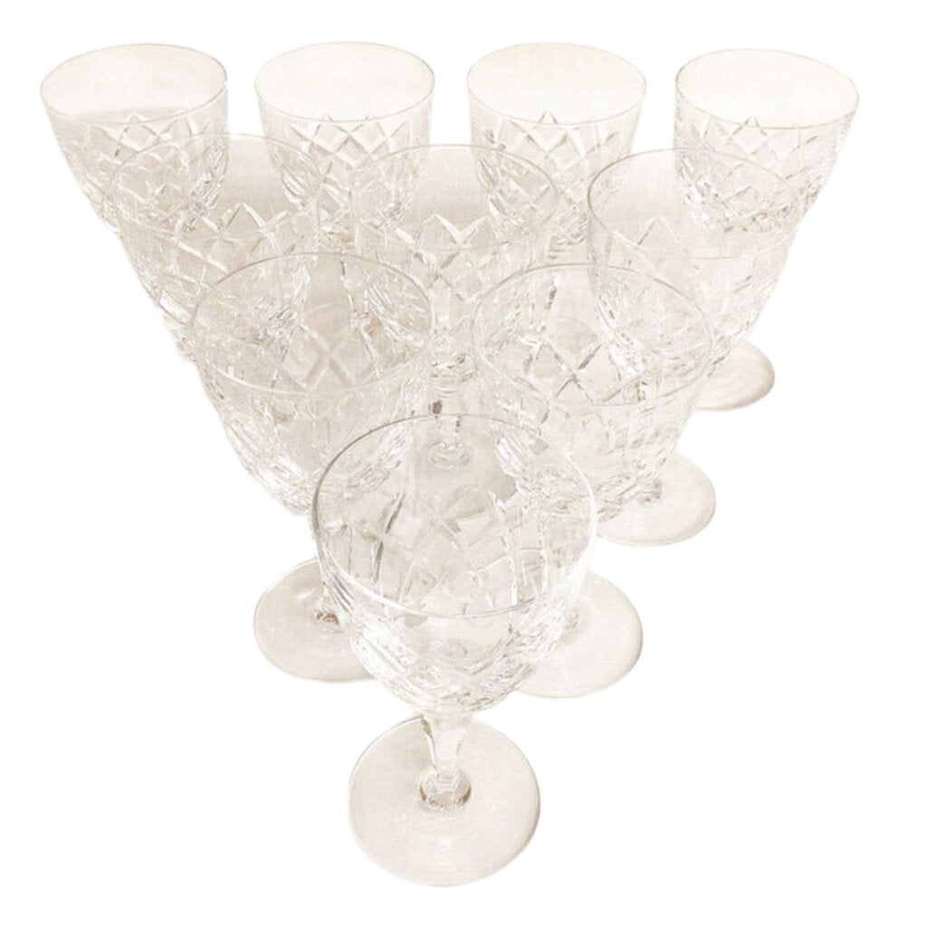 Set of 10 Orrefors Karolina Glasses