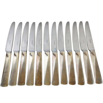 12 Christofle Silverplated Dinner Knives