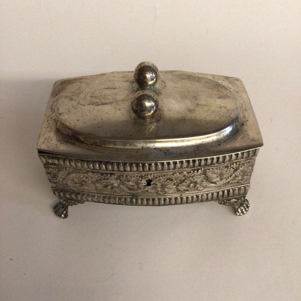 Friedrich Schulz Silver Sugar Box. Breslau, ca. 1834-9.