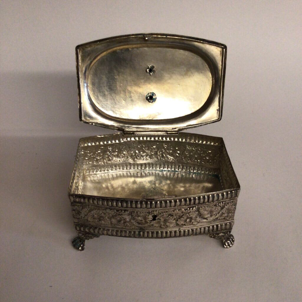 Friedrich Schulz Silver Sugar Box. Breslau, ca. 1834-9.