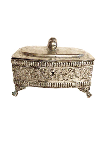 Friedrich Schulz Silver Sugar Box. Breslau, ca. 1834-9.