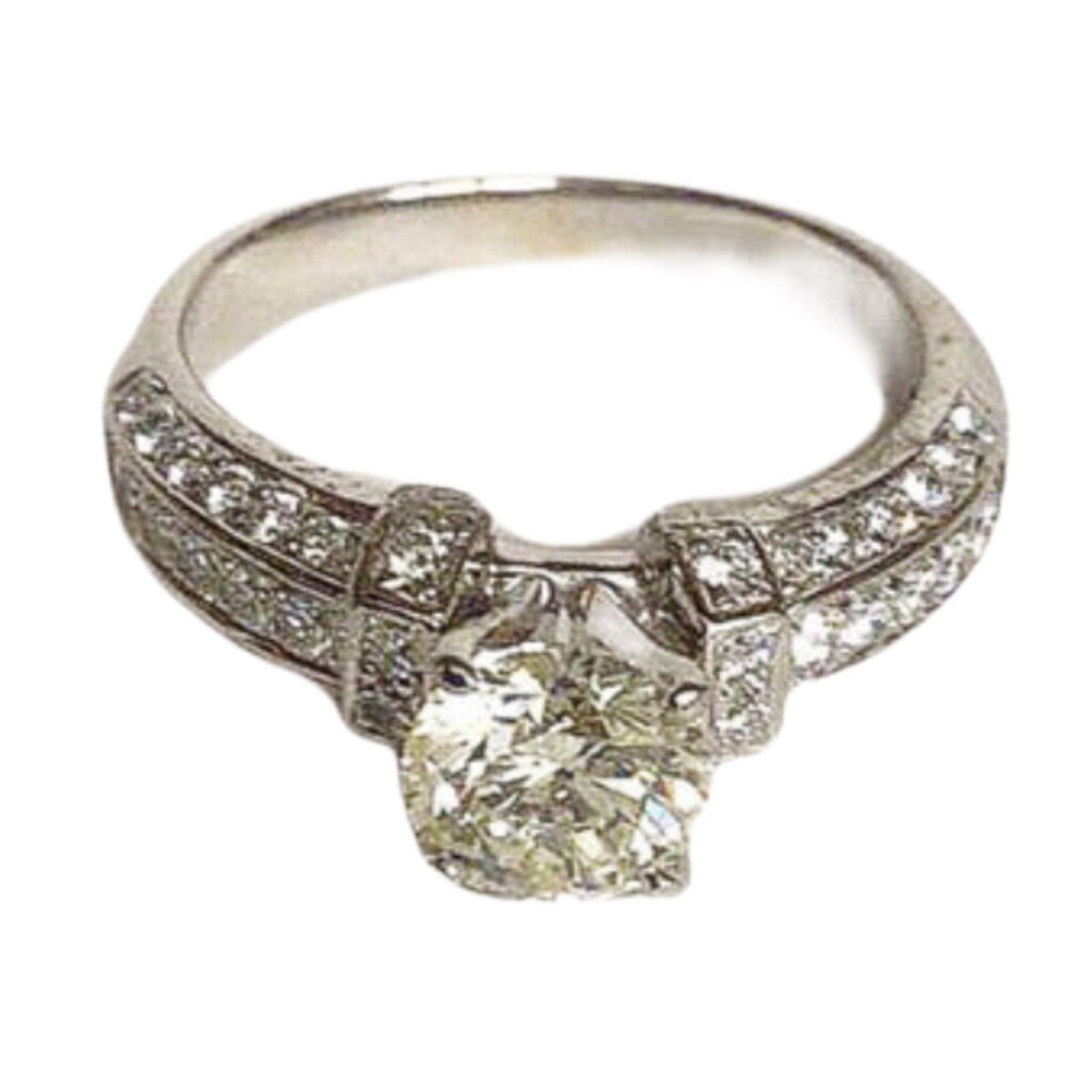 18K WG & Diamond Ring