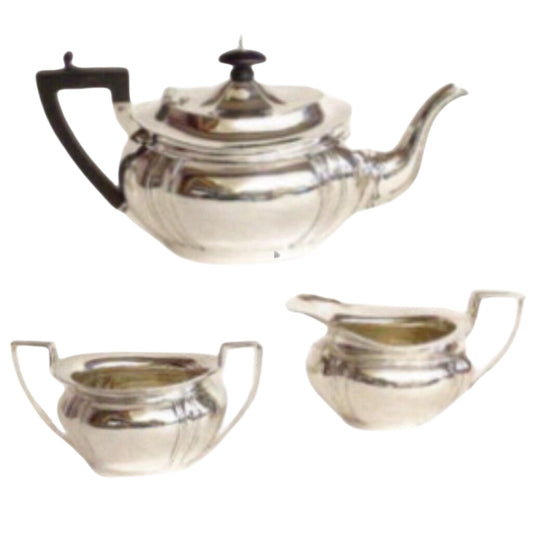 English 3 Piece Tea Set James Deakin & Son 1840-1841