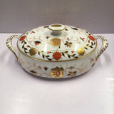 Royal Crown Derby oval covered vegetable dish