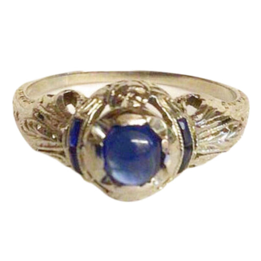 18Kt Sapphire Ring ca. 1920