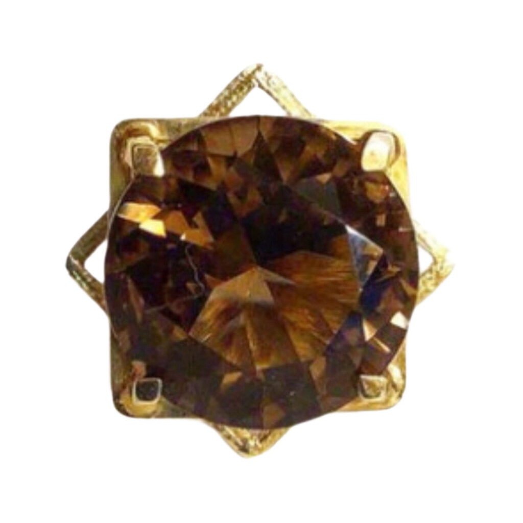 14Kt Smokey Quartz Ring ca. 1960s