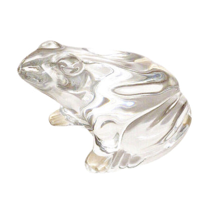 Baccarat Crystal Frog