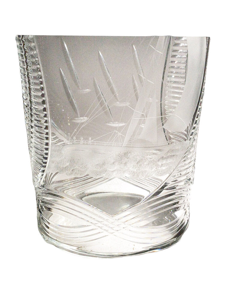 Waterford/Eamonn Hartley "Yachting" Crystal Vase