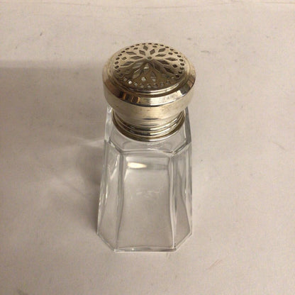 Baccarat & Tetard Muffineer, Crystal & Silver